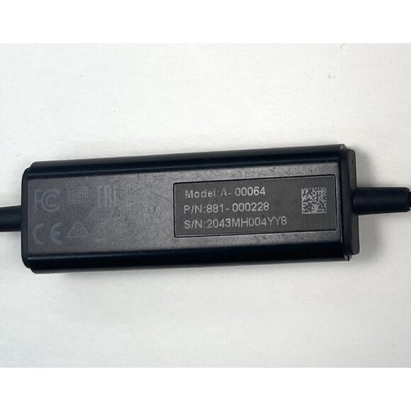 LOGITECH Black Wired USB HEADSET Double Ear Piece Volume Control Model A-00064 - Picture 5 of 6